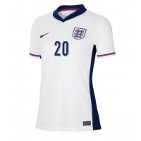 Camiseta Inglaterra Jarrod Bowen #20 Primera Equipación para mujer Eurocopa 2024 manga corta